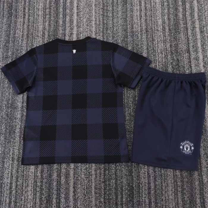 2013-2014 Manchester United Away Retro Kids Soccer Jersey