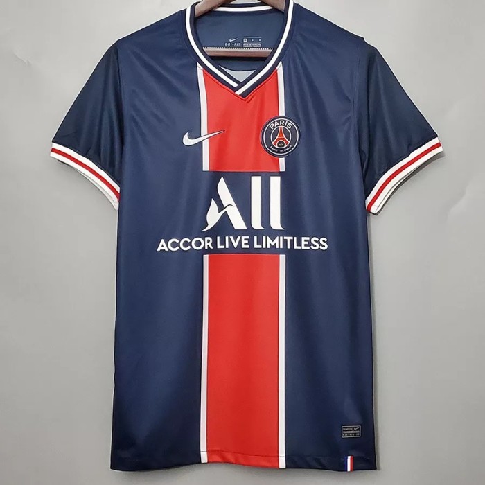 20-21 Paris Saint-Germain Paris Home Fans Soccer Jersey