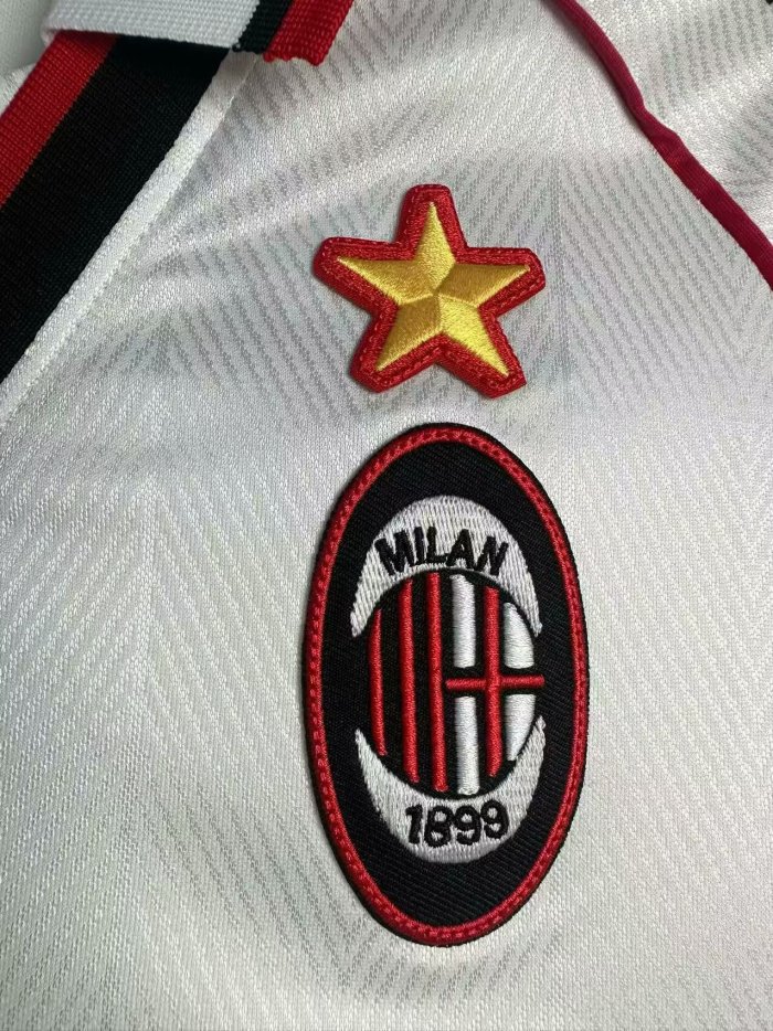 1997-1998 AC Milan Away Retro Soccer Jersey