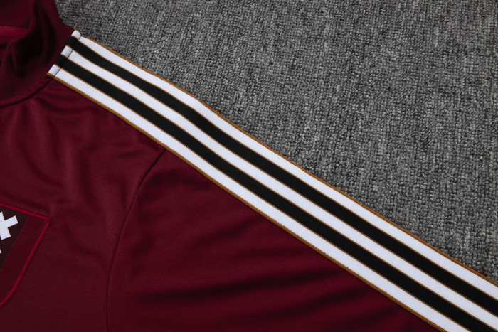 25-26 Ajax High Quality Half Pull Tracksuit