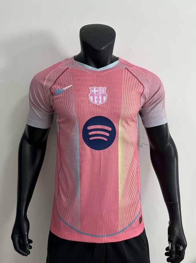 25-26 Barcelona Pink Special Edition Player Version Soccer Jersey