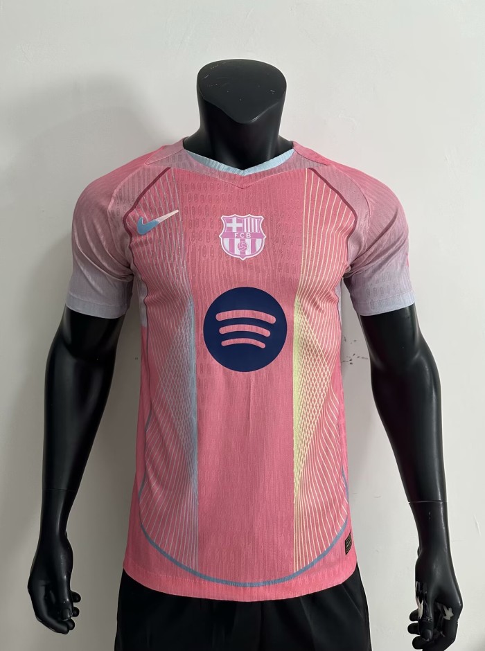25-26 Barcelona Pink Special Edition Player Version Soccer Jersey
