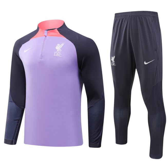 23-24 Liverpool High Quality Half Pull Tracksuit