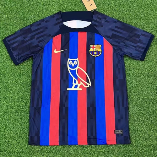 22-23 Barcelona Home OWL LOGO Special Fans Soccer Jersey