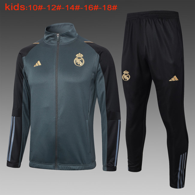23-24 Real Madrid High Quality Kids Jacket Tracksuit