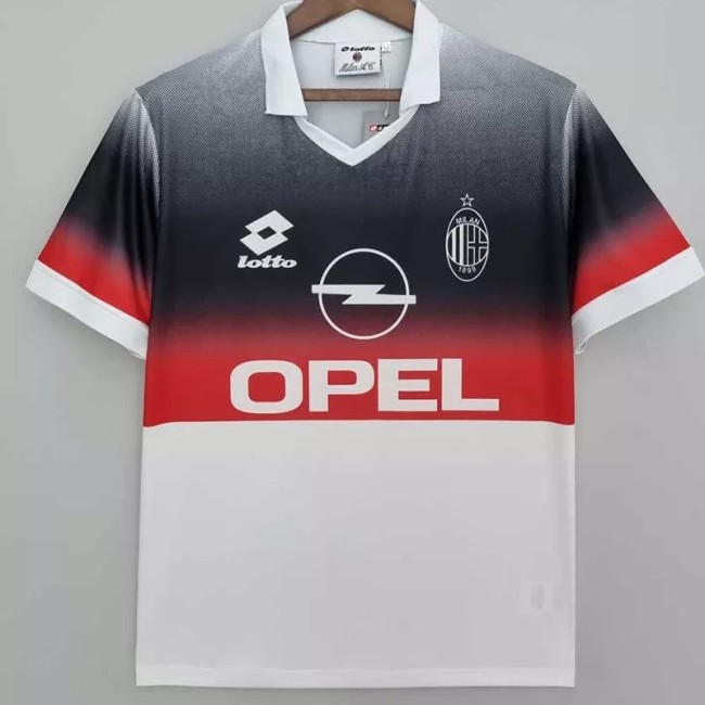 1995-1996 AC Milan Black White Retro Training Shirts