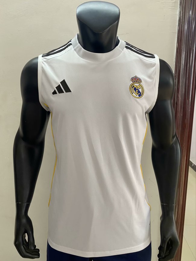25-26 Real Madrid Home Soccer Jersey 无袖