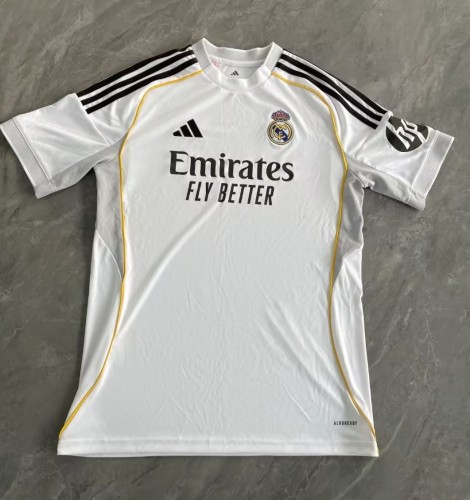 25-26 Real Madrid Home Fans Soccer Jersey