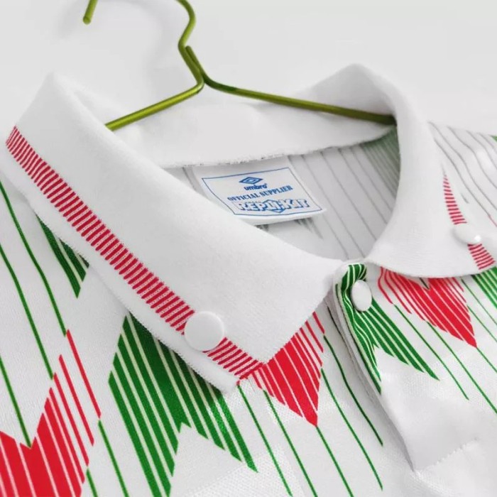 1990-1992 Wales Away White Retro Soccer Jersey