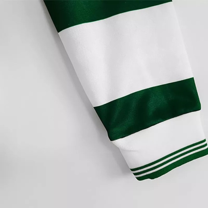 1987-1988 Celtic Home Long Sleeve Retro Soccer Jersey