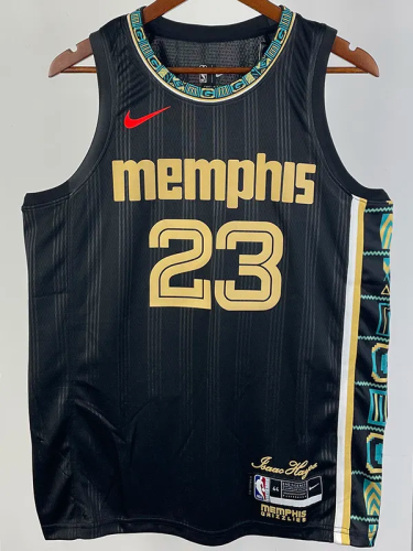 20-21 Grizzlies ROSE #23 Black City Edition Top Quality Hot Pressing NBA Jersey