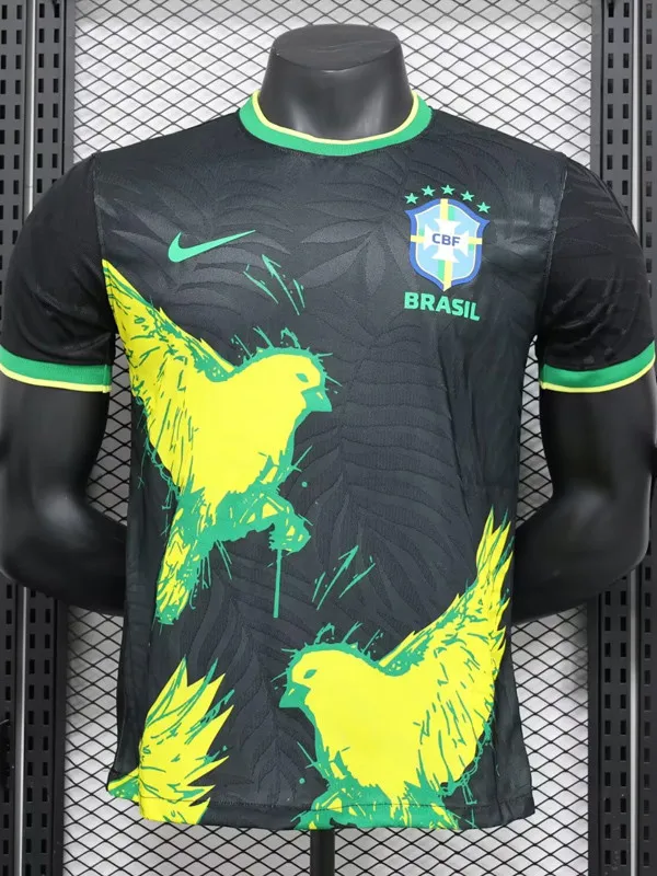 22-23 Brazil Black Special Edition Player Version Soccer Jersey