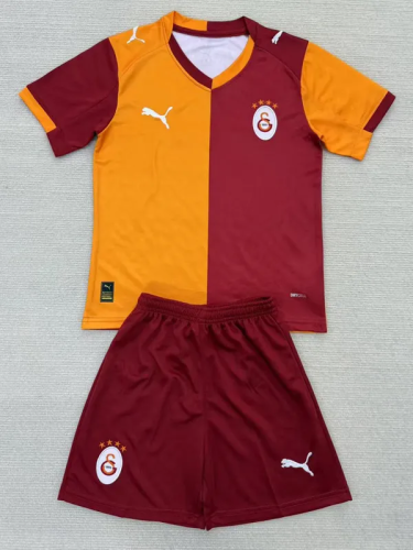 25-26 Galatasaray Home Kids Soccer Jersey