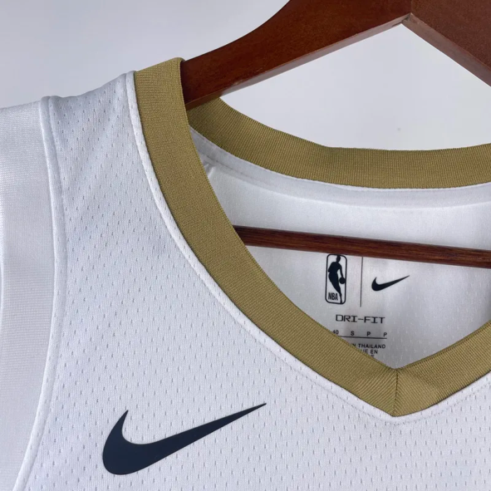 22-23 Pelicans INGRAM #14 White Top Quality Hot Pressing NBA Jersey（V领）