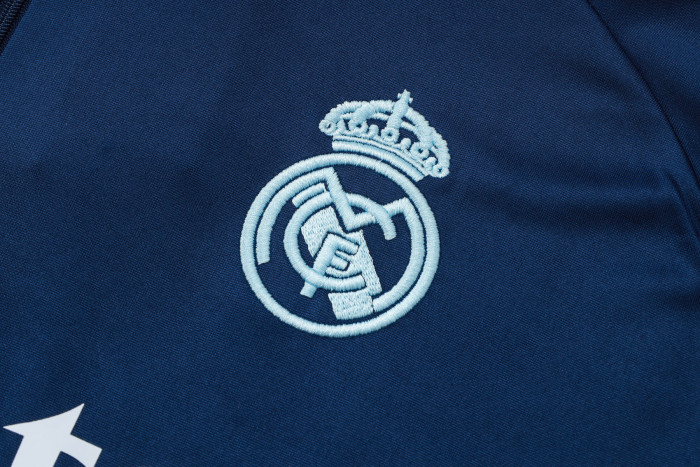 25-26 Real Madrid High Quality Half Pull Tracksuit
