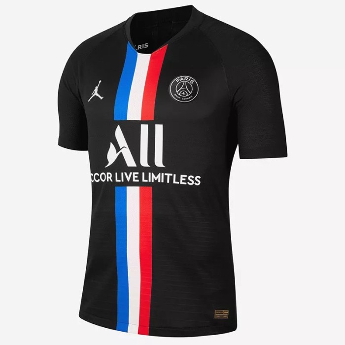 2019-2020 Paris Saint-Germain Paris Jordan Black Retro Soccer Jersey