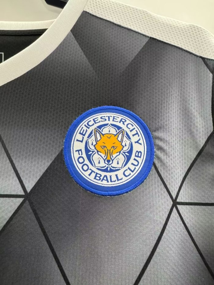 2015-2016 Leicester City Black Retro Soccer Jersey