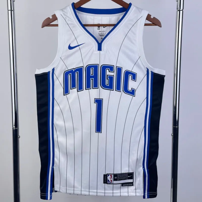 22-23 Magic McGRADY #1 White Top Quality Hot Pressing NBA Jersey