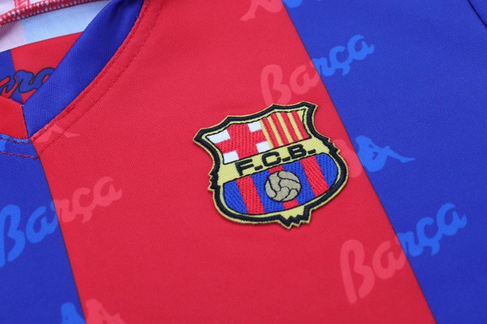 1992-1995 Barcelona Home Retro Kids Soccer Jersey