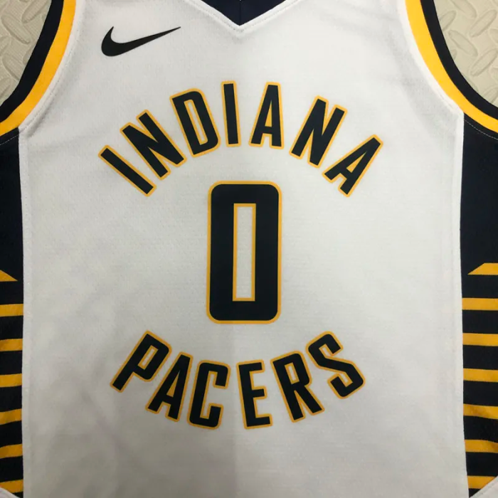 22-23 Indiana Pacers POYTHRESS #0 White Top Quality Hot Pressing NBA Jersey