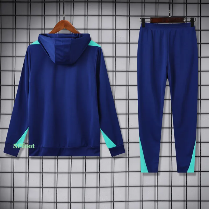 25-26 Brazil Royal blue Hoodie Tracksuit (卫衣套装)