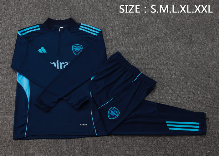 25-26 Arsenal High Quality Half Pull Tracksuit