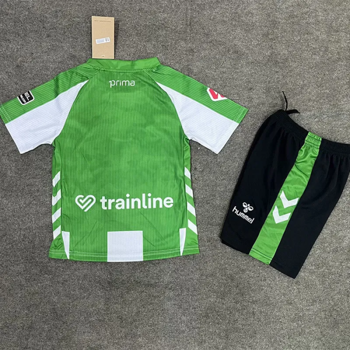 25-26 Real Betis Home Kids Soccer Jersey