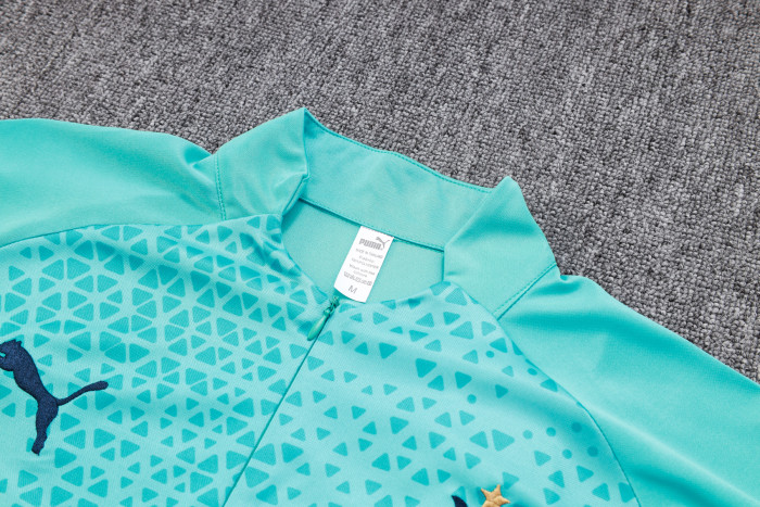 23-24 Marseille High Quality Half Pull Tracksuit