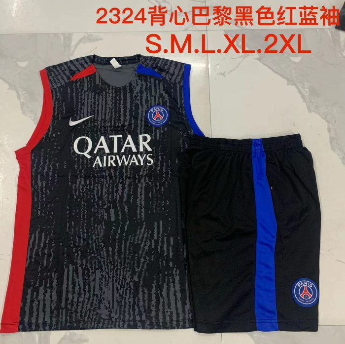 23-24 Paris Saint-Germain High quality Tank Top And Shorts Suit