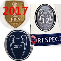 2017-2018 Real Madrid Away Player Version Retro Soccer Jersey