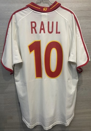 2000 Spain Away Retro Soccer Jersey