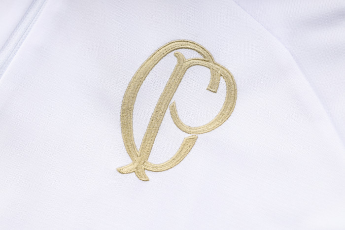23-24 Corinthians High Quality Half Pull Tracksuit
