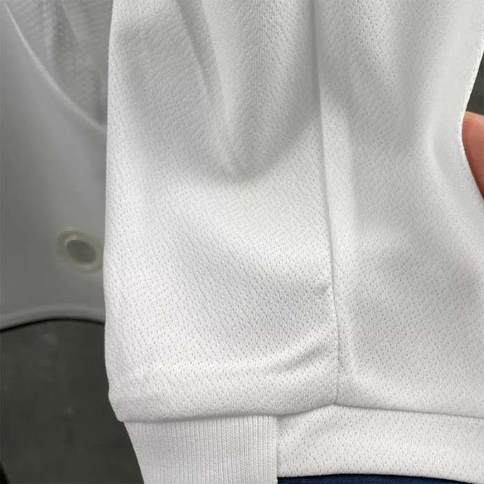 2006 England Home Retro Long Sleeve Soccer Jersey