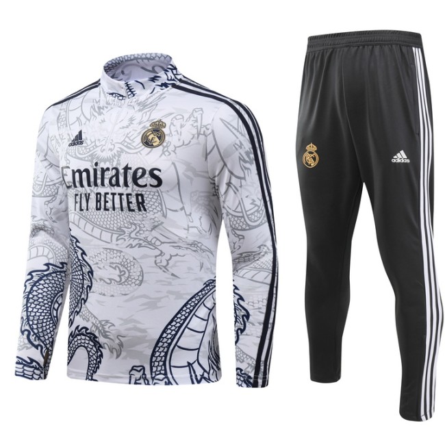 23-24 Real Madrid High Quality Half Pull Tracksuit