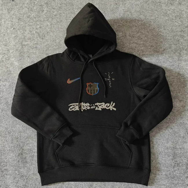 25-26 Barcelona Black Hoody (加绒)