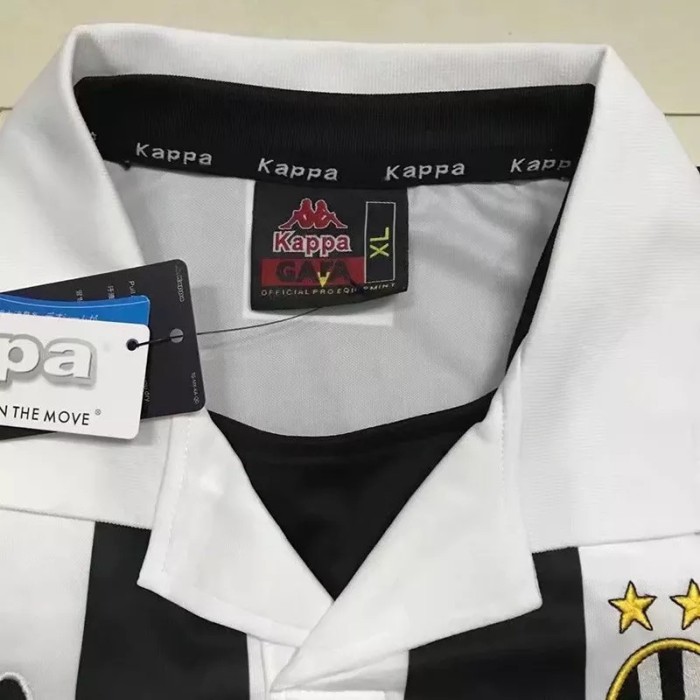 1999-2000 Juventus Home Retro Long Sleeve Soccer Jersey