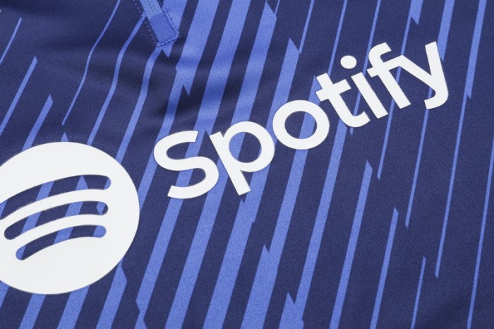 23-24 Barcelona High Quality Half Pull Tracksuit