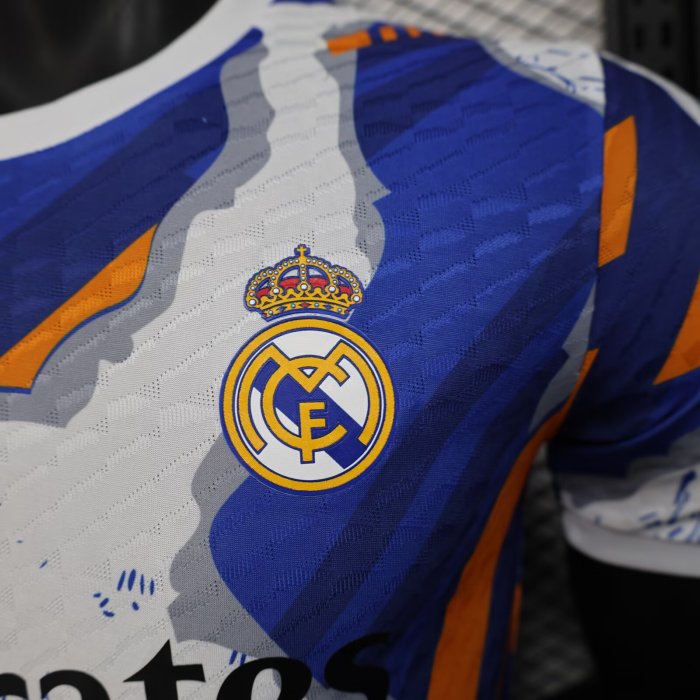 25-26 Real Madrid Special Edition Blue White Player Version Training Shirts