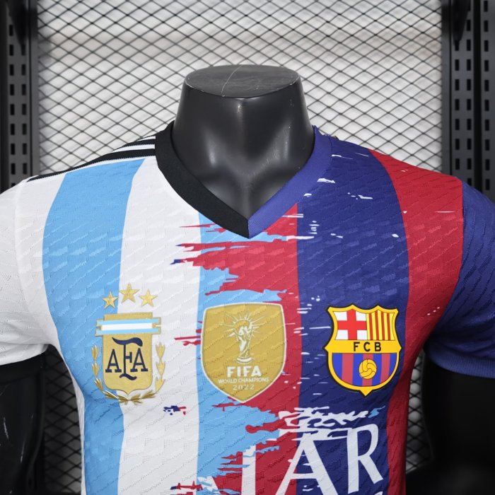 25-26 MESSI #10 Special Edition Player Version Soccer Jersey *右蓝白