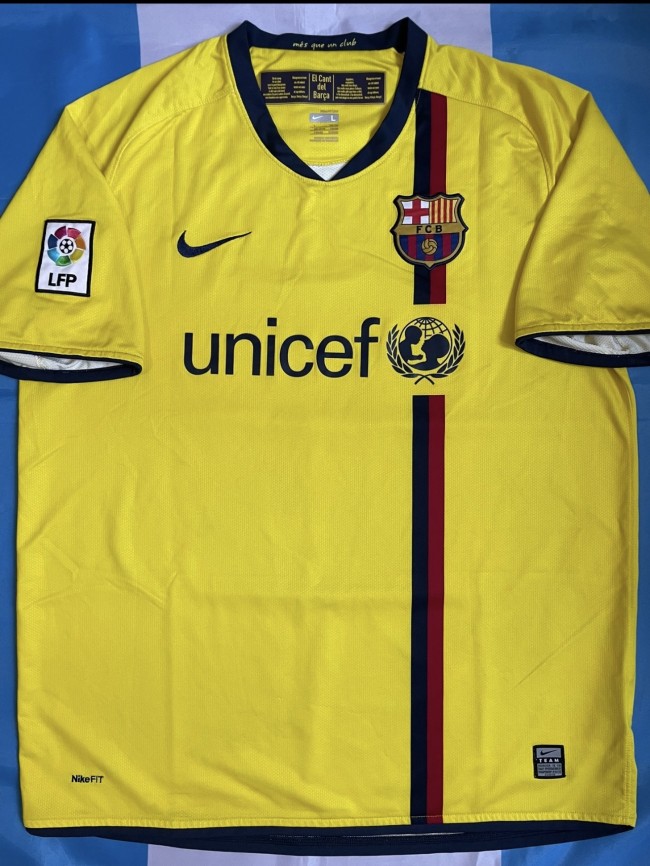 2008-2010 Barcelona Away Retro Soccer Jersey