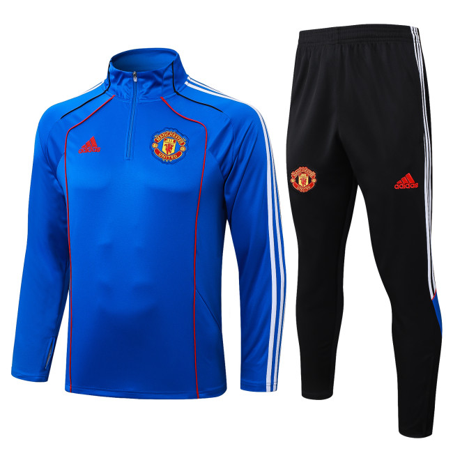 25-26 Manchester United High Quality Half Pull Tracksuit