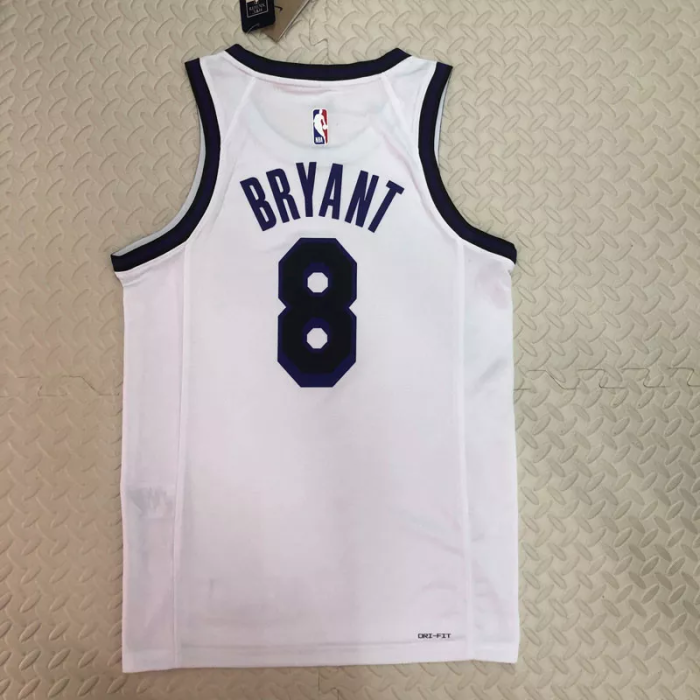 22-23 LAKERS JAMES #6 White City Edition Top Quality Hot Pressing NBA Jersey