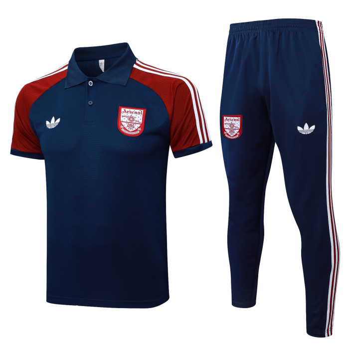 25-26 Arsenal High Quality Polo Tracksuit