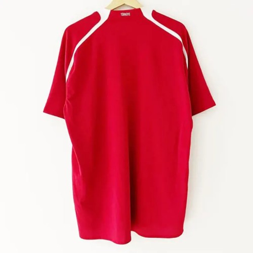 2008 Turkey Home Retro Soccer Jersey