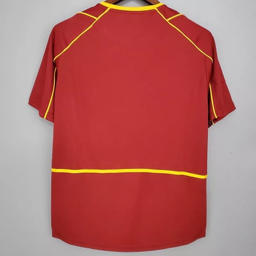 2002 Portugal Home Retro Soccer Jersey