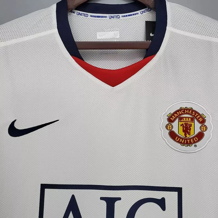 2008-2009 Manchester United Away Retro Soccer Jersey