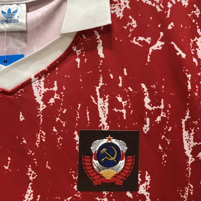 1990 Soviet Union Home Retro Soccer Jersey