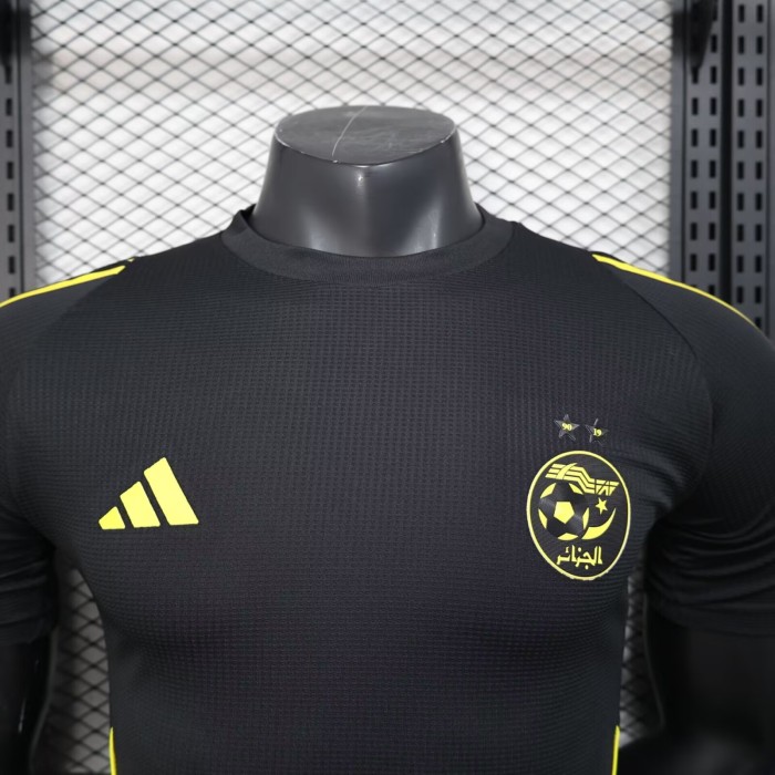 25-26 Algeria Black Player Version Training shirts (黄标)