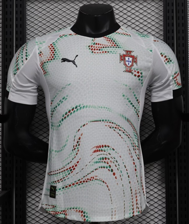 25-26  Portugal Away Player Version Soccer Jersey