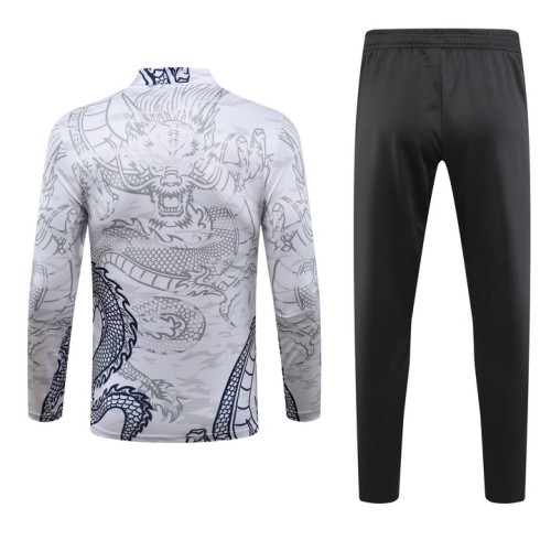 23-24 Real Madrid High Quality Half Pull Tracksuit